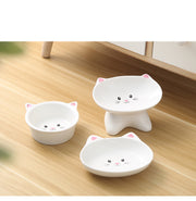 Ceramic Small Cat Face Shape, Food Bowl Cat Bowl, Easy To Clean