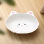 Ceramic Small Cat Face Shape, Food Bowl Cat Bowl, Easy To Clean